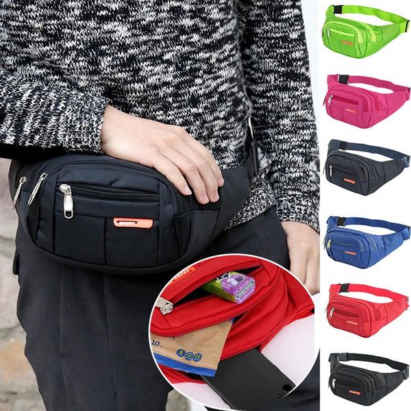 

waist bag men`s belt bag travel men hip bum bags female purse ladies belly pouch for phone coins