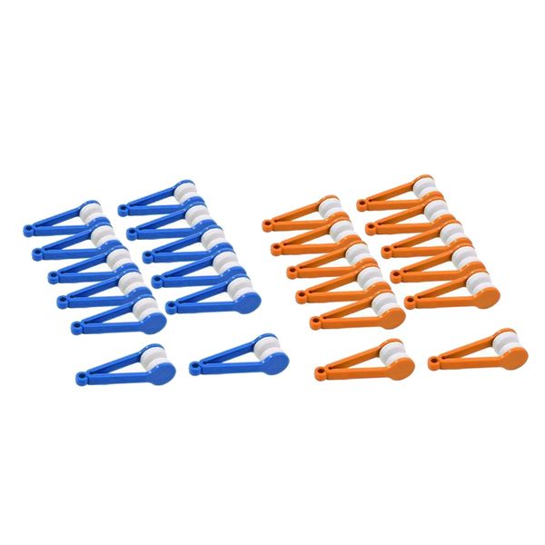 

24 pcs eyeglass microfiber spectacles cleaner soft brush cleaning tool