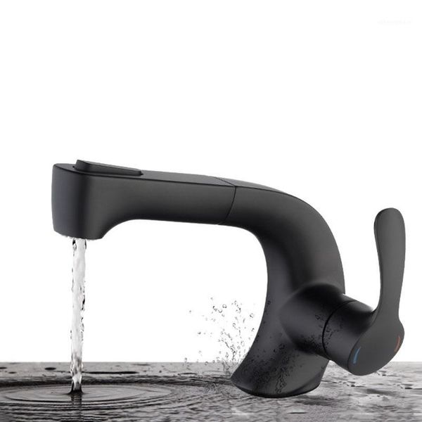 

bathroom basin faucet chrome/black pull out sink tap deck mounted and cold mixer tap sink faucet1