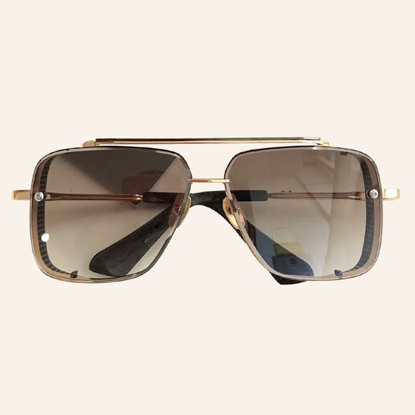 

black friday square man tone mirror big brand sunglasses, White;black
