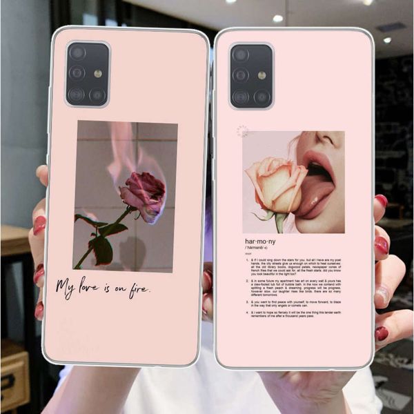 

lovina cases aesthetic art soft phone case for samsungs galaxys a10 a30 a50 a70 2019 a51 a71 a6 a8 plus a7 silicone shell