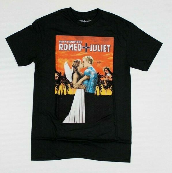 

shakespeares romeo juliet 90s movie dicaprio official black t-shirt new (4g4 sport hooded sweatshirt hoodie