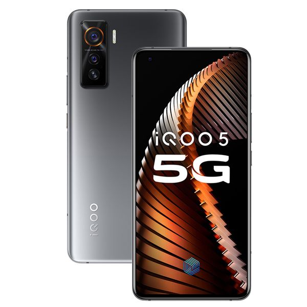 

Vivo Original iQOO 5 5G Mobile Phone 12GB RAM 128GB 256GB ROM Snapdragon 865 Octa Core Android 6.56 50MP Face ID Fingerprint ID Cell Phone G 26GB 86 6.6 0MP, Blue