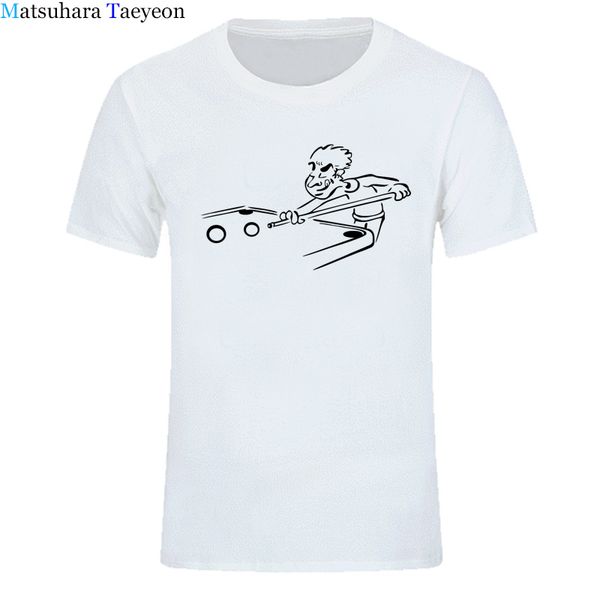 

2017 summer style fashion funny printed short sleeve casual cartoon billiards printing clothing sport hooded sweatshirt hoodie men t shirt
