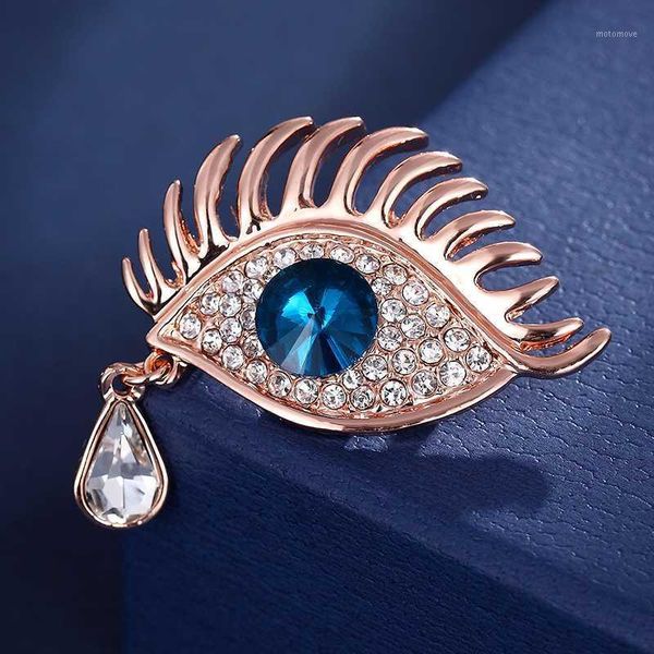 

pins, brooches fashion metal eye rhinestone insect brooch pins bag clothing badge jewelry accessories for women christmas gift1, Gray