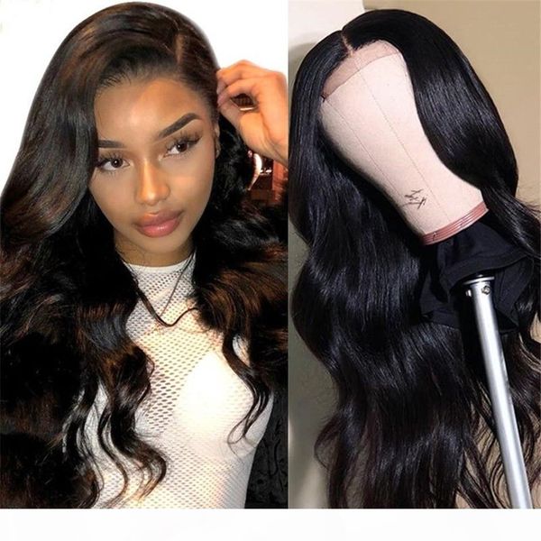 

hd lace front wig human brazilian body wave virgin hair unprocessed glueless part hd transparent full lace wigs preplucked, Black;brown