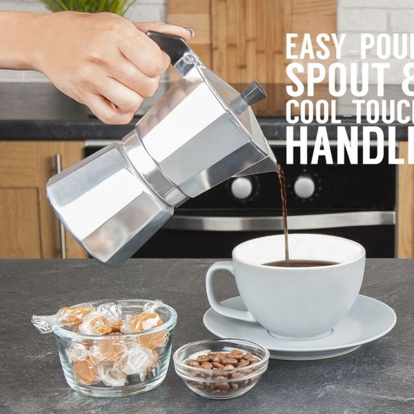 

coffee maker aluminum mocha espresso percolator pot coffee maker moka pot 1cup/2cup/3cup/6cup/9cup/12cup stovetop