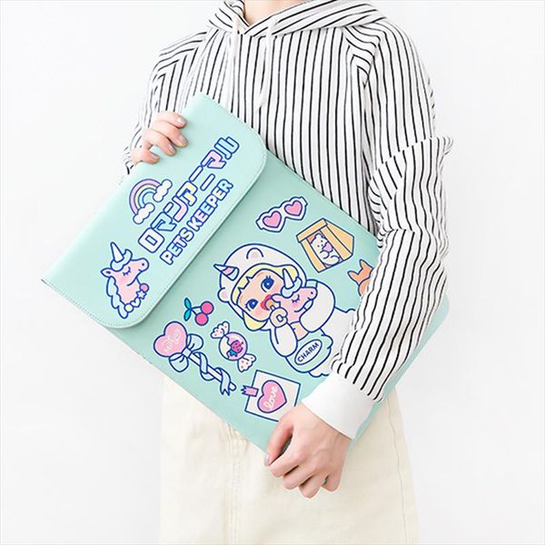 

водонепроницаемая сумка для ноутбука чехол чехол для apple macbook samsung hp 12" 13 «15 cute unicorn женщины компьютер ноутбук рука сумка