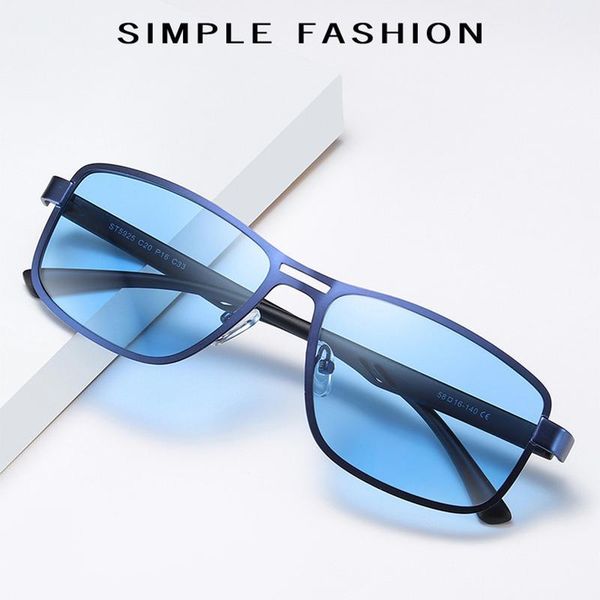 

2020 polarized sunglasses men's driving shades male sun glasses for men retro designer1, White;black