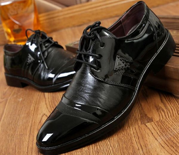 

2021 men's shoes in spring and autumn new style low heel pointed end @2064 2gll, Black