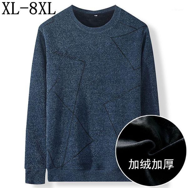 

8xl 7xl 6xl pull homme 2020 winter new arrival thick warm cashmere sweater men plus velvet pull sweaters knittwear mens pullover1, White;black