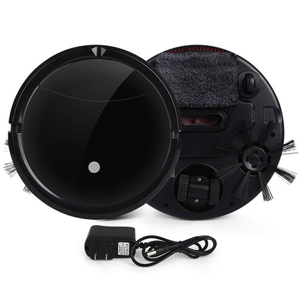 

3in1 smart ing robot vacuum cleaner auto rechargeable strong suction flexible move driving floor mopping run-us plug