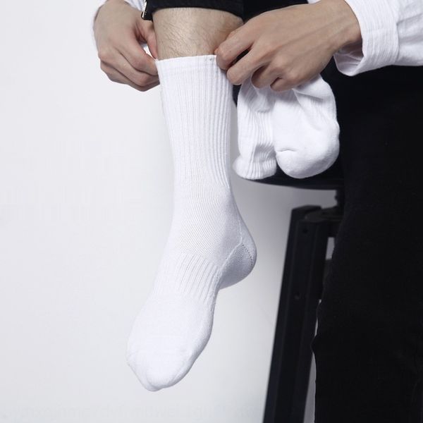 

da18f sports towel tide socks ay2qv hop terry cotton towel hip bottom socks, Black