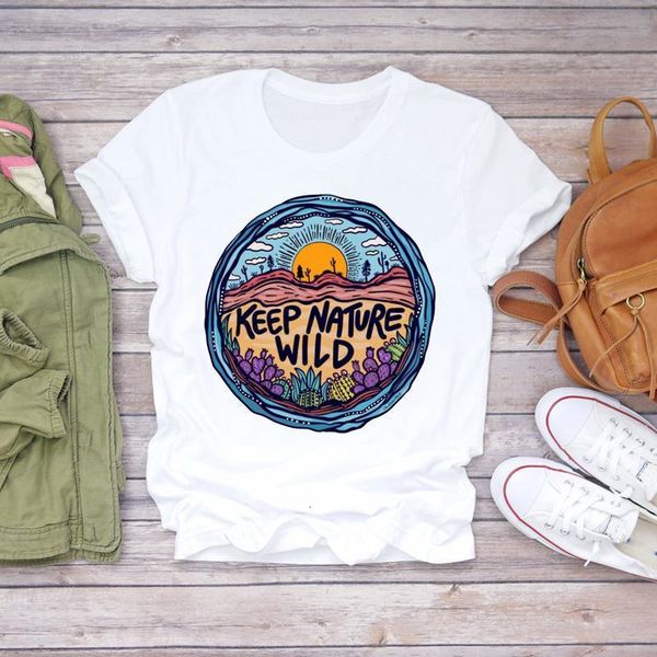 

women t-shirts outside travel vacation short sleeve summer fall ladies print lady womens graphic t shirt female tee t-shirt, White