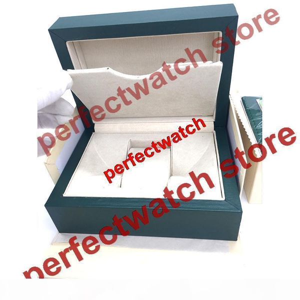 

2018 new green brand watch original box papers card purse gift boxes handbag 185mm*134mm*84mm for 116610 116660 116710 watches, Black;blue