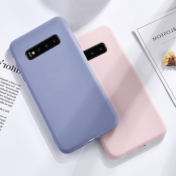 

s10e tpu liquid silicone cases for samsung galaxy note 20 10 9 8 s8 s9 s10 s20 plus ultra lite phone case