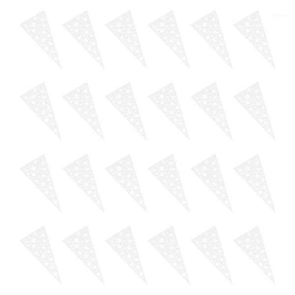 

100pcs practical delicate snowflake packaging bag dessert packaging bag1