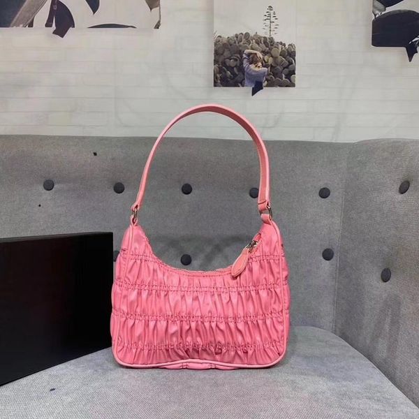 

spring style new arrival nylon nylon pleated handle hobos women for bag colorful desigin luxury desigin bag 25 vuesq