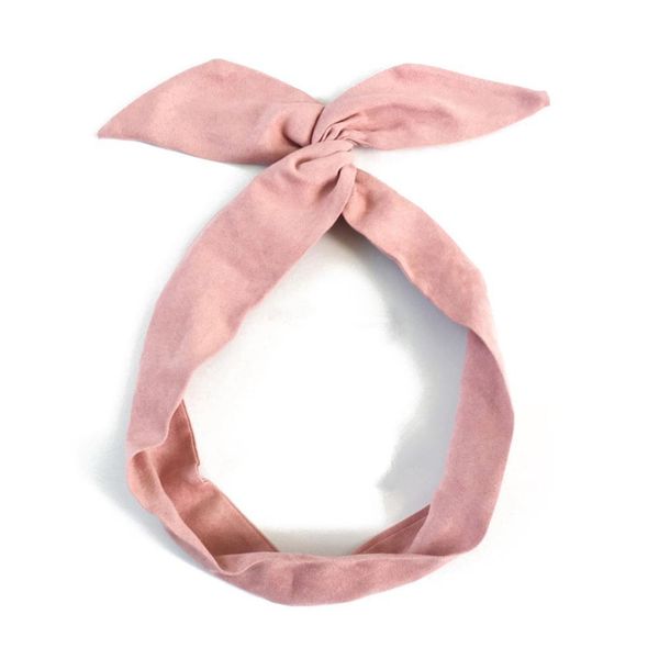 

new rabbit ear headband cute elastic knotted bands hairbands solid hair tie hair accessories girls women makeup yoga wash face q bbyoqv