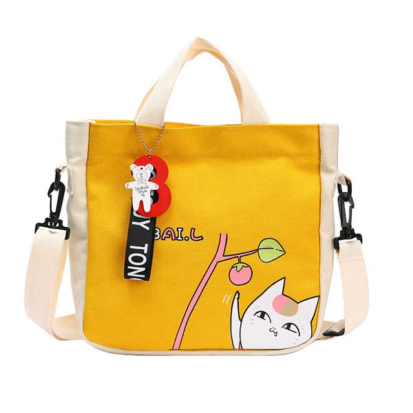 

natsume yuujinchou messenger canvas bag cute cartoon cat shoulder student mini travel bag shoulder handbag
