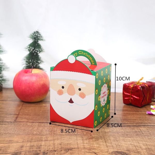 

lbsisi life 20pcs 8.58.510cm переносной бумажная коробка конфеты печенье упаковка санта клаус baby shower подарков украшение box новый год w
