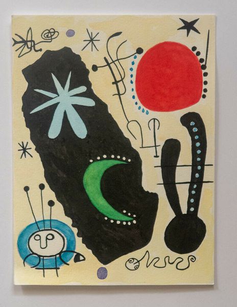 

joan miro curious home decor handpainted &hd print oil painting on canvas wall art canvas pictures 7656