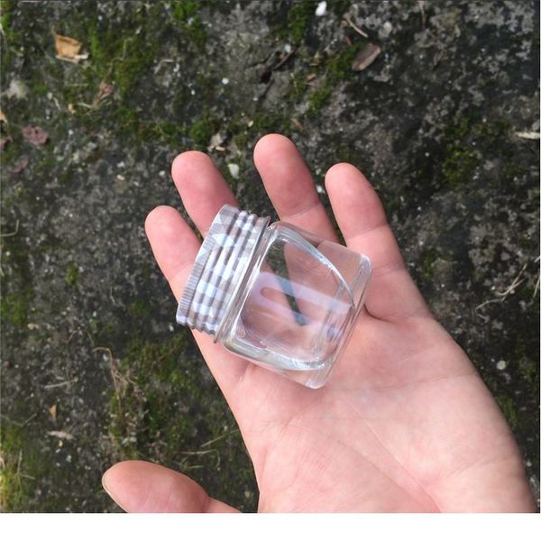 

47*50*34mm 50ml glass bottles screw cap sile ser sealing up empty jars glass sealed bottles capsule liquid bottl jllfkx