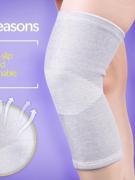 

elbow & knee pads 1 pair bamboo charcoal elastic compression brace for improved circulation recovery arthritis joint pain sports running1, Black;gray
