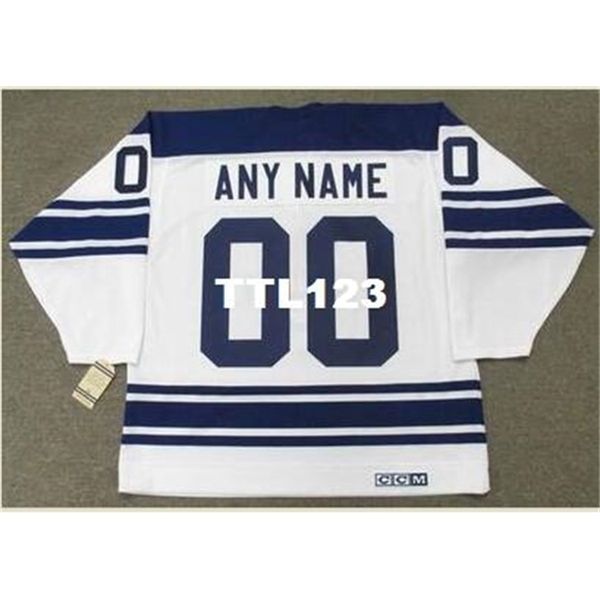 

121 toronto maple leafs 1960's ccm vintage jersey customized "any name & number(s)" hockey jersey or custom any name or numbe, Black