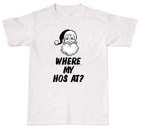

summer fashion casual men t shirt where my hos at funny christmas xmas festive mens womens t shirt t shirt sport hooded sweatshirt hoodie
