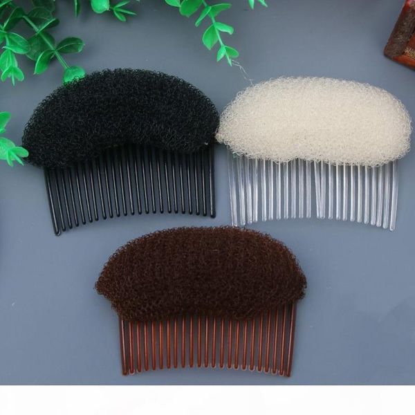 

2020 fashion white black coffee combs women fashion women hair combs ornaments hair bun maker braid diy tool hair accessories