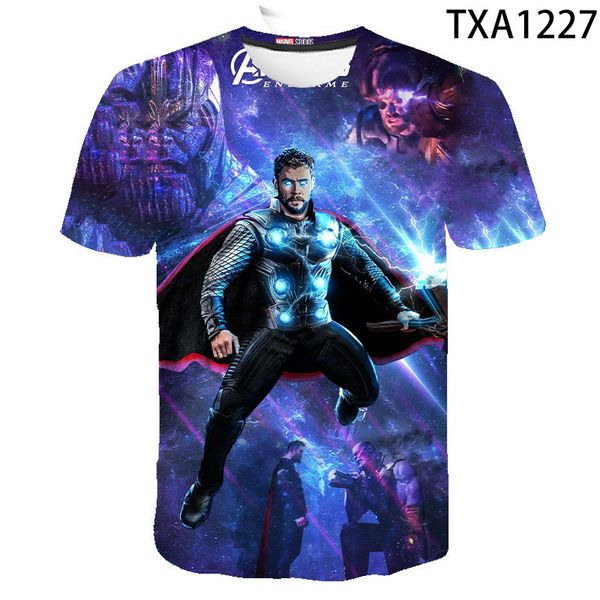 

boy girl thor summer cool 3d print shirts plus size aesthetic kawaii men clothing