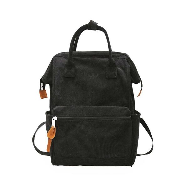 

fashion corduroy backpacks women school bags for teenager girls mochila larger capacity casual travel backpacks female rucksack wmtuqe