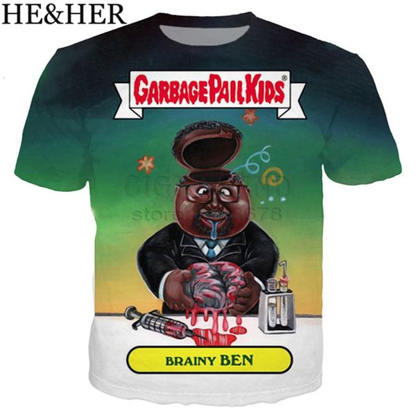 

cartoon garbage pail 3d print shirts kawaii plus size comics men clothing