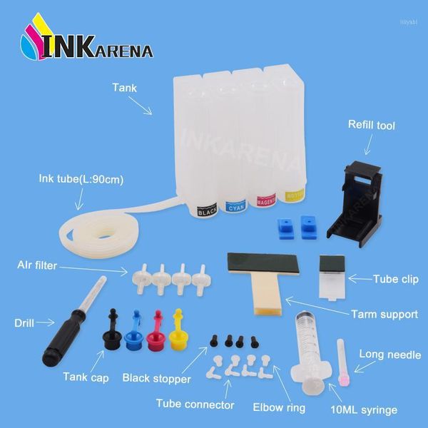

continuous ink supply systems ciss tank for 304 xl cartridge deskjet 2620 2630 3720 3730 envy 5020 5030 5032 5055 printer system1