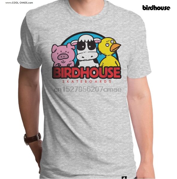 

birdhouse skateboards t-shirt pig cow duck birdhouse men tee s m l xl 2x sport hooded sweatshirt hoodie