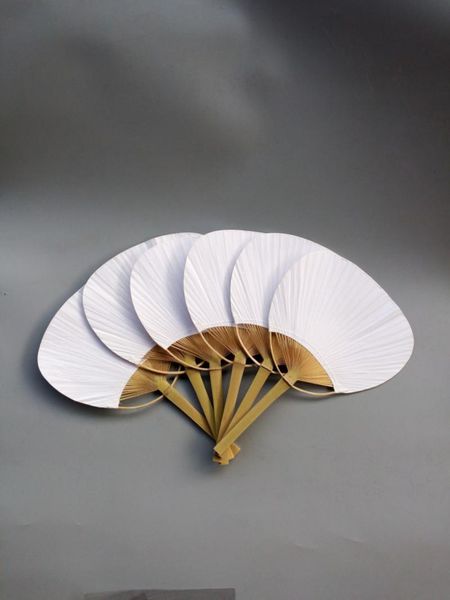 

30 pcs/lot wedding white paddle fan for wedding decoration dance party favor