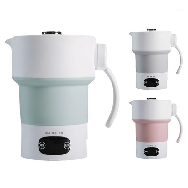 

foldable electric kettle 600ml silicone kettle boiling water heater portable for coffee drinking travel1