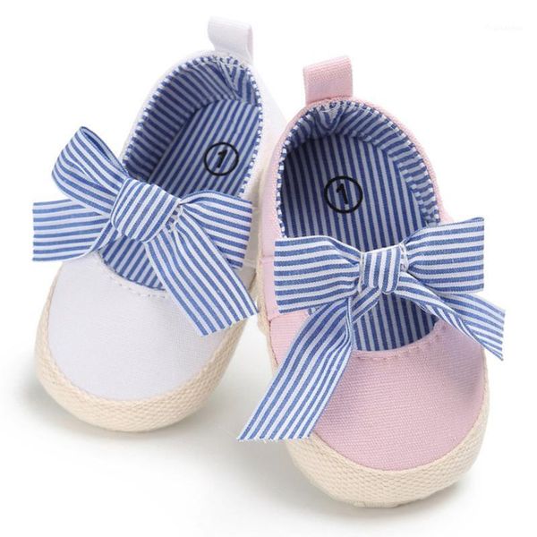 

denim blue bow shoes princess baby step baby girls newborn prewalker kids toddler shoes for 0-18m kids dropshipping1