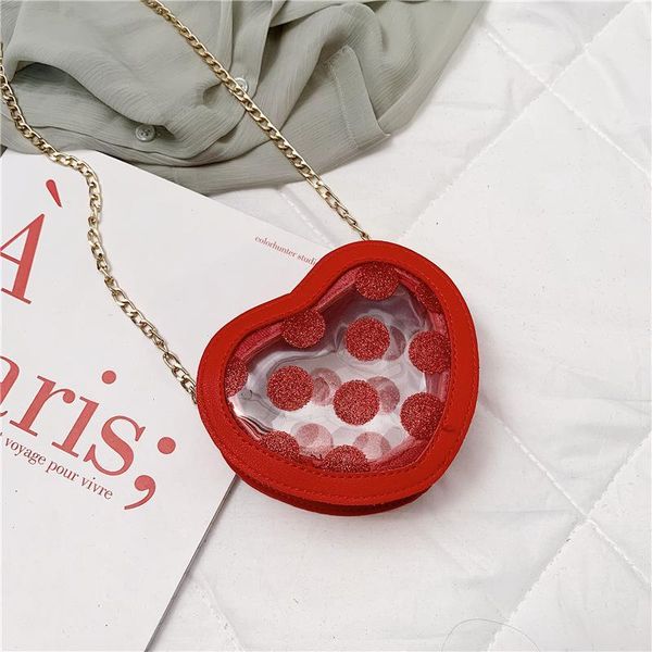 

pu leather polka dot women hearts coin purse kids wallet children small pouch money bag bolsa carteira feminina for girls1, White