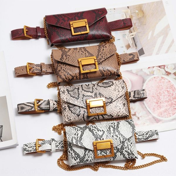 

waist running fashion snake pattern running new animal pattern women's show women's bag chain messenger bag sjcip