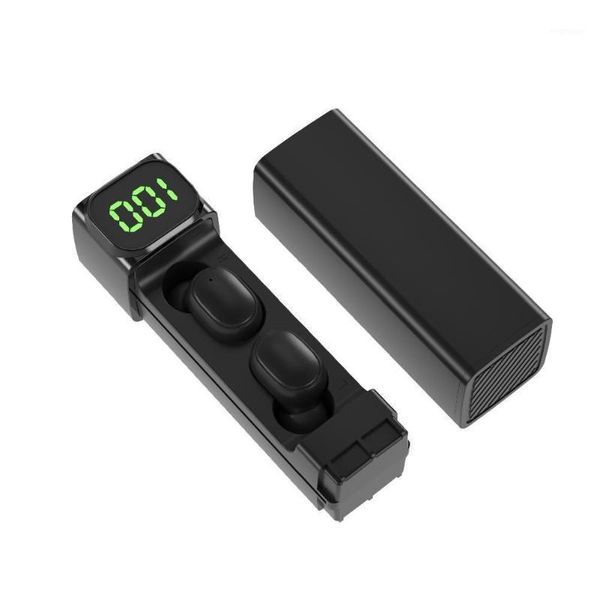 

bluetooth 5.1 earphone sport headphones with 260mah power bank auriculares bluetooth wireless digital display earbuds1