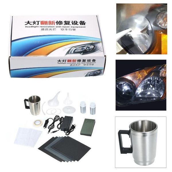 

care products headlight polishing cup car refurbished atomizing lens restoration kit restorer system cleaning tool1