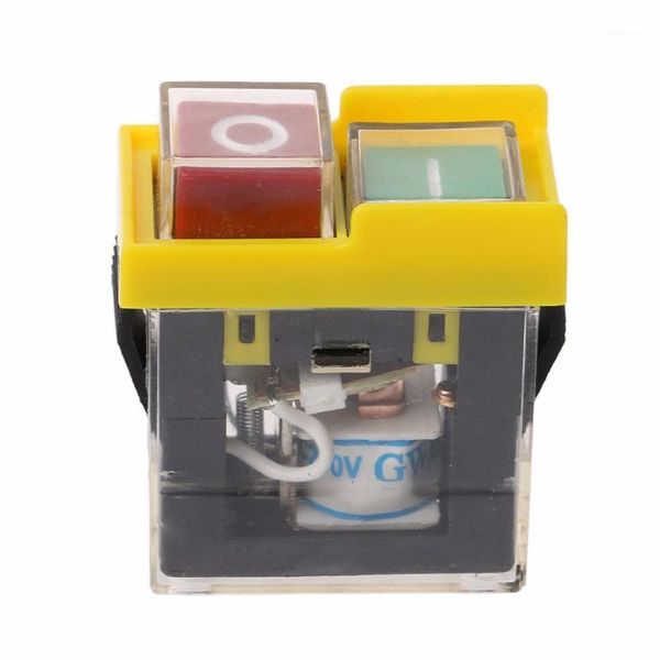 

smart home control ac 250v 6a ip54 waterproof electromagnetic pushbutton machine saw cutter drill on off safety switch1