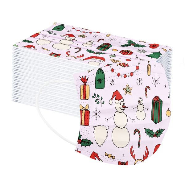 

disposable mask with design kids 10/50/100pc mouth face maskfashion christmas masque de protection mascarillas desechables