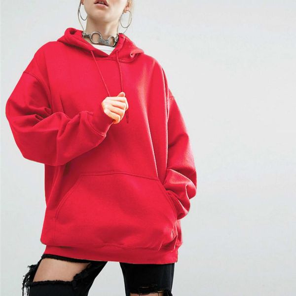 

women lady long sleeve autumn plus basic hoodie pullover s-5xl pocket with style spring size hoodies oversize sweatshirt hooded awcsu, Black;white