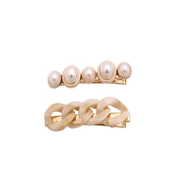 

women chain pearl hairpin combination fashion retro hairclips sweet hair ornament hairpin barrette headband hair accessories swy wmtniw