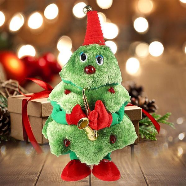 

christmas decorations dancing and singing tree decor funny musical toy (sachs)