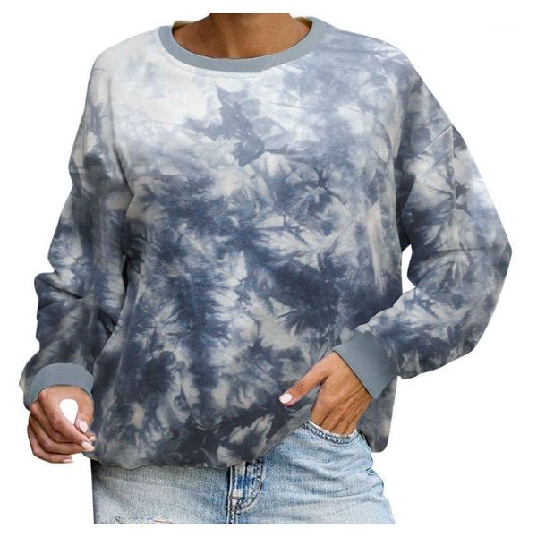 

women's sweatshirt tie-dye streetwear printing hoodies pullovers 2020 fashion harajuku winter hoodie women loose korean style1, Black