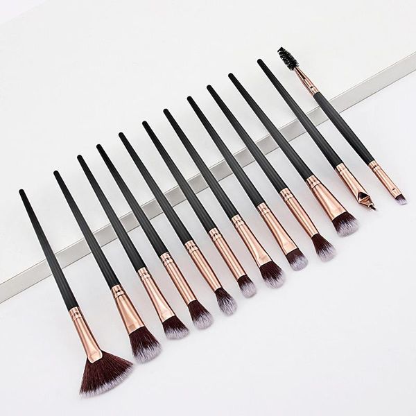 

12pcs makeup brushes set eye shadow eyeshadow brushes foundation extension make up brush kits pincel maquiagem for makeups tools yxlmsz